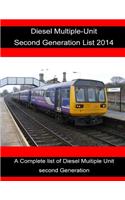 Diesel Multiple-Unit Second Generation list 2014.