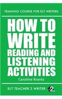 How To Write Reading And Listening Activities