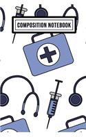 Doctors Wide Ruled Composition Notebook: Doctors Blank College Ruled Composition Notebook - 110 Pages - Pocket Size 6x9