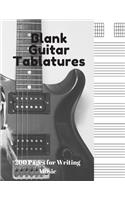 Blank Guitar Tablatures