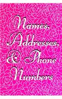 Names, Addresses, & Phone Numbers