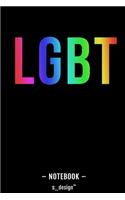 Sexy LGBT Gay Life Pride Community Human Rights Tolerance Notebook