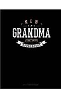 New Grandma Est. 2020 #Prayforme: Unruled Composition Book