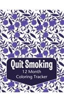 Quit Smoking 12 Month Coloring Tracker