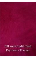Bill and Credit Card Payments Tracker: Keep Track of all your Monthly Bill and Credit Card Payments, Due Dates, Amounts and Interest Paid, as Well as Unpaid Balances and Available Credit,(1 Fluffy Red Image Cover)