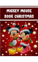 Mickey Mouse Book Christmas: Mickey Mouse Book Christmas. Mickey Mouse Coloring Book Super Set with Stickers (Mickey Mouse Activity Books for Kids Toddlers). 20 Pages - 8.5" x 1