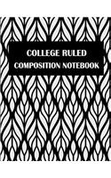 College Ruled Composition Notebook
