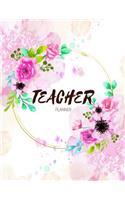 Teacher Planner: Teaching Plan Book, Homeschool Planner, Classroom Planner, Homeschooling, Student Birthdays, Child Information, School Daily Plan, Weekly Schedule, 