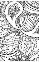 Bullet Journal: Abstract Paisley Pattern Butterfly Design, Notebook with 160 Dot Grid Pages