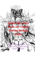 Grimm Fairy Tales Myths and Legends Coloring Book for Adults: Relax With Grimm Fairy Tales Myths and Legends coloring Pages for Adults