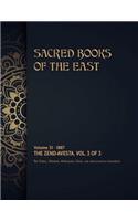 The Zend-Avesta: Volume 3 of 3(31 Sacred Books of the East)