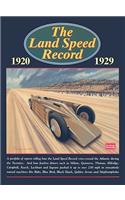 Land Speed Record 1920-1929