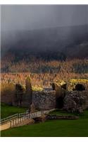 Notebook Loch Ness Scotland Castle Ruins and Lake