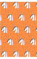 Journal Notebook Sketchy Unicorns Pattern 6: 110 Page Plain Blank Journal For Drawing, Writing, Doodling In Portable 6 x 9 Size.(46 Wordworthy Series Unlined)