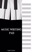 Music Writing Pad: Staff Music Writing Pad - 12 Staves per Page, 100 Pages, 8.5 x 11" Size