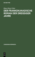 frankokanadische Roman der dreißiger Jahre