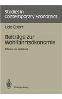 Beiträge Zur Wohlfahrtsökonomie