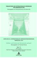 Akten Des XII. Internationalen Germanistenkongresses Warschau 2010- Vielheit Und Einheit Der Germanistik Weltweit