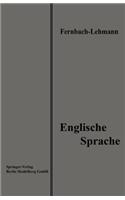 Lehrbuch Der Englischen Sprache