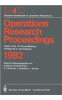 Operations Research Proceedings 1982