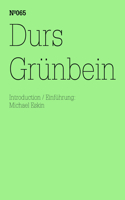 Durs GrÃ¼nbein: Dream Index: 100 Notes, 100 Thoughts: Documenta Series 065