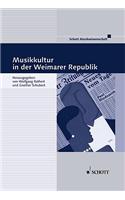 Musikkultur in Der Weimarer Republik