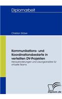 Kommunikations- und Koordinationsbedarfe in verteilten DV-Projekten