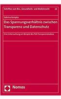 Das Spannungsverhaltnis Zwischen Transparenz Und Datenschutz