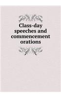 Class-day speeches and commencement orations: (English)
