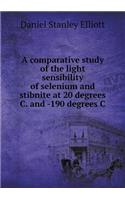 A Comparative Study of the Light Sensibility of Selenium and Stibnite at 20 Degrees C. and -190 Degrees C