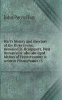 HARTS HISTORY AND DIRECTORY OF THE THRE