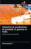 Industria di produzione di prodotti in gomma in India