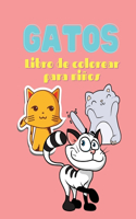 Gatos Libro de colorear para niños