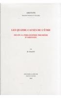 Les quatre causes de l'être selon la philosophie première d'Aristote