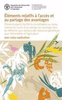 Éléments relatifs à l’accès et au partage des avantages