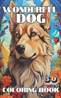wonderful dog coloring book