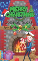 Christmas Coloring Book for Kids ages 4-8: Fun Gifts for Boys, girls, kids - Coloring Pages