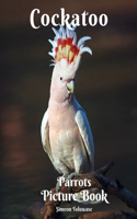 Cockatoo Parrots Picture Book: Collection of cockatoo species Mitchell's black palm gang gang Sulphur Crested Red Tail Black Galah Rose Breasted Photobook for birdwatchers, Senior