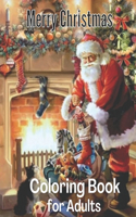 Merry Christmas Coloring Book For Adult