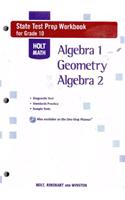 Holt Geometry: State Test Prep Workbook for Grade 10