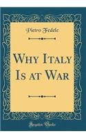 Why Italy Is at War (Classic Reprint)