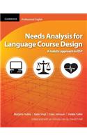 Needs Analysis for Language Course Design: A Holistic Approach to ESP
