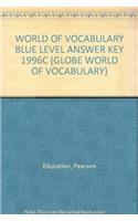 World of Vocabulary Blue Level Answer Key 1996c