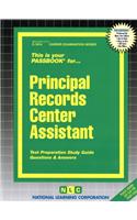 Principal Records Center Assistant: Passbooks Study Guide