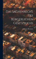 Sachenrecht Des Bürgerlichen Gesetzbuchs
