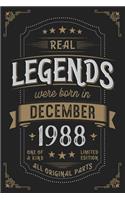 Real Legends were born in December 1988