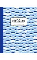 Notebook College Ruled 7.5 x 9.25 in / 19.05 x 23.5 cm