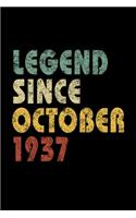 Legend Since October 1937
