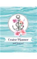 Cruise Planner and Journal: Beautiful Watercolor Waves Themed Vacation Travel Notebook
