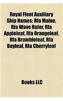 Royal Fleet Auxiliary Ship Names
